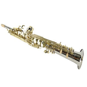 Sassofono <span class=keywords><strong>Sopranino</strong></span> Professionale in Ottone con Chiave in Si♭ e Laccatura Dorata, Accetta Ordini OEM - Product Image 2
