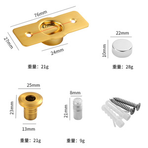 Invisible Door Strong Magnetic Suction Indoor Wooden Door Hidden Floating Suction Stop Limit Bathroom - Product Image 3