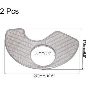 Filtre pour lave-vaisselle W10463906, pièce de rechange en plastique pour lave-vaisselle Whirlpool - Product Image 2