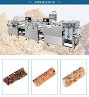 CE-Zertifizierte Müsliriegel-Herstellungsmaschine/Erdnuss-Brittle-Produktionslinie Granola-Riegel-Schneidemaschine