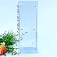 Emballage en plastique pliable personnalisé, recyclable et biodégradable, en matériau PET, pour fard à joues et rouge à lèvres