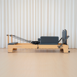 Reformer de Pilates de Madera de Haya Comercial de Alta Calidad y Durabilidad con Jumpboard para Uso <span class=keywords><strong>en</strong></span> Estudio, <span class=keywords><strong>Venta</strong></span> de Fábrica - Product Image 2