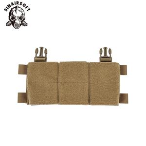 เสื้อกั๊กยุทธวิธี SINAIRSOFT พร้อมช่องใส่แม็กกาซีนสามช่อง แผงติดแบบ Hook Loop สำหรับแม็กกาซีนขนาด 5.56 และ 7.62  ชุดอุปกรณ์พกพาที่หน้าอก และแผ่นป้ายยุทธวิธี - Product Image 1