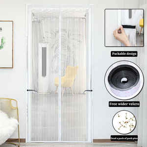 וילון דלת מגנטי סגירה אוטומטית למניעת יתושים וחרקים מעופפים בתוך הקיץ בקיץ - Product Image 5