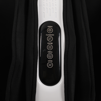 Appareil de massage des pieds vibrant avec compression d'air, lumière rouge électrique, chauffage et fonction Shiatsu