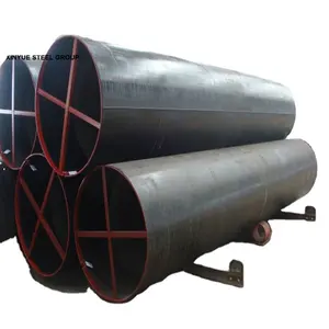 Tianjin manufacture LSAW Wharf Building Large Diameter Steel S355 Hollow Section for Construction