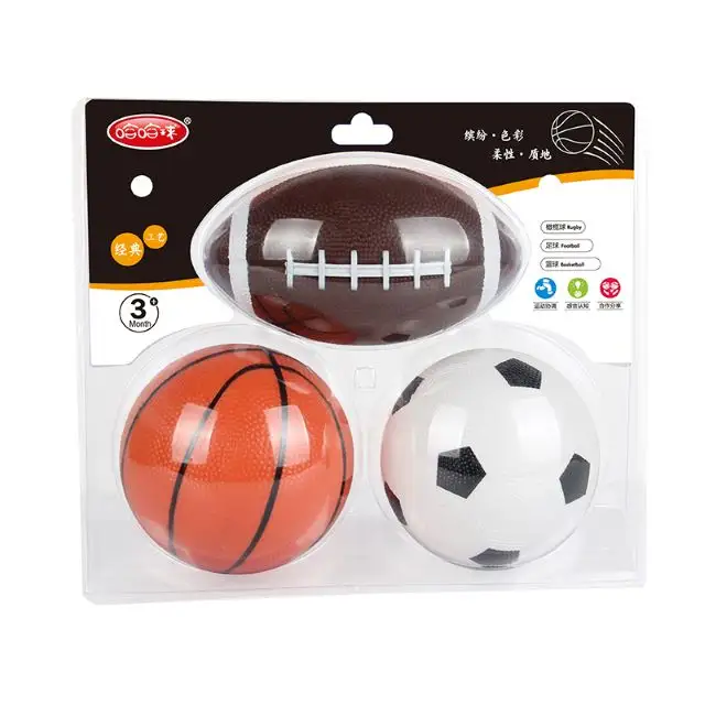 Balles de sport ensemble pour bébé ballon de football, ballon de football, de basket-ball