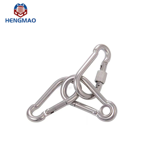 HM926 <span class=keywords><strong>Mousqueton</strong></span> en acier inoxydable 304 316 avec anse et crochet à ressort – Produit en promotion - Product Image 3