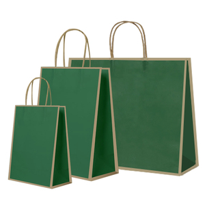 Bolsa de Papel Kraft Ecológica para Regalos, con Asa, para Supermercados, Tiendas y Compras, Disponible en Stock - Product Image 1