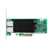 CEACENT CC8540-T2 PCI Express 2.0X8 Kartu Jaringan Server Internal Intel X540AT2 Chip Dual RJ45 Port 10GbE