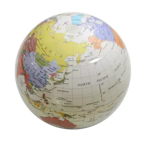 Ivory region globe solar rotating luminous Earth fittings round