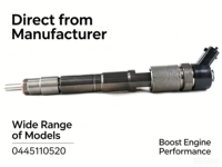 Injecteur de carburant diesel 0445110520 pour FIAT DUCATO 2.3D et pour DAILY 3.0D - Acier inoxydable Garantie 1 an 0445110520