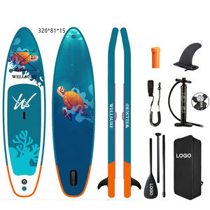 Factory Customized 335cm 11' Sup Stand up Paddle Board Surfboard Waterplay Surfing <b>Inflatable</b> With High Quality 11' <b>Inflatable</b> S - Product Image 1