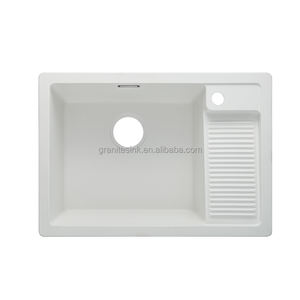Caojin Lavabo rectangulaire en pierre moderne à un trou pour salle de bain ou hôtel Installation facile Conception d'<span class=keywords><strong>utilisation</strong></span> du comptoir - Product Image 4