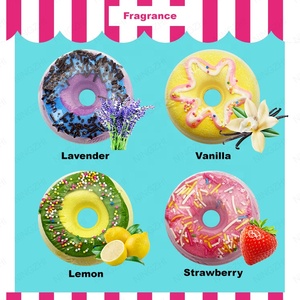 Nhãn Hiệu Riêng Giáng Sinh Spa Sản Phẩm Hữu Cơ Handmade Bathbomb Hương Liệu Fizzy Trẻ Em Bánh Rán Tắm Bom Bộ Quà Tặng - Product Image 2