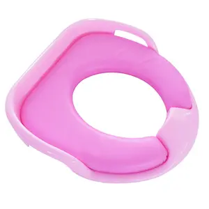 Customized Design Soft Baby Potty Training Seat Child Toilet Training Adapter With Handles