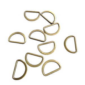 Échantillon de stock gratuit conception personnalisée de boucle en métal anneau en D anneau en D boucle ronde en forme de D - Product Image 5
