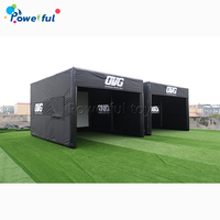 Simulateur de golf intérieur gonflable avec cage de frappe pour entraînement sportif