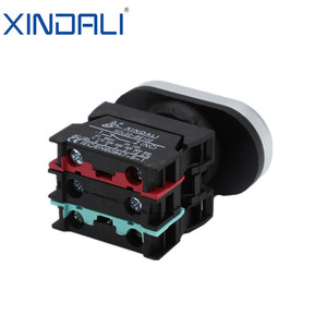 XDL22-CBW8365 chiếu sáng LED đẩy đôi chìa khóa chuyển đổi tạm thời 220V 24V <span class=keywords><strong>IP67</strong></span> nhựa không thấm nước bắt đầu/dừng thiết lập lại đèn 22mm Đầu - Product Image 4