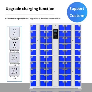 ארון טעינה אחסון טלפון חכם עיצוב פלדה מודרני עם חלון שקוף עבור קניונים ארגוניים בתי ספר - Product Image 4
