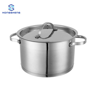 <span class=keywords><strong>Olla</strong></span> de Cocina Clásica de Acero Inoxidable 201, Fabricada por el Fabricante Original, Forma Recta, Apta para Inducción, con Tapa de Acero Inoxidable - Product Image 3