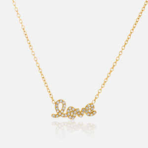 NUEVO <span class=keywords><strong>COLLAR</strong></span> CON LETRA <span class=keywords><strong>DE</strong></span> CIRCONITA CON FORMA <span class=keywords><strong>DE</strong></span> COPA <span class=keywords><strong>DE</strong></span> <span class=keywords><strong>NIEVE</strong></span> ESTILO BOHO LOVE 2025 Dazan, Chapado en Oro <span class=keywords><strong>de</strong></span> 18k, Acero Inoxidable Antideslustre, JOYERÍA PARA EL DÍA <span class=keywords><strong>DE</strong></span> SAN VALENTÍN - Product Image 2