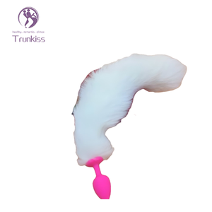 Hochwertiger Fuchsschwanz-Analplug für Erwachsene, <span class=keywords><strong>Anal</strong></span>-Sexspielzeug mit Haariger Textur zum Einführen in den Anus für Stimulation und Dehnung - Product Image 2