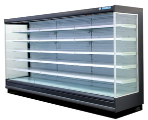 2025 Hot Sale China Supermarket Refrigerator and Freezer Commercial Display Cooler Fridge Open Air Display Cooler - Product Image 2