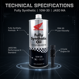 Huile moteur entièrement synthétique <span class=keywords><strong>10W30</strong></span> pour moto 1L JASO MA2 pour CBR CM Series Sport Bike Daily Ride New Mid-Exhaust - Product Image 3