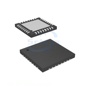 ชิปแบบฝังแผ่นสัมผัสขนาด24 UFQFN ชิ้นส่วนอิเล็กทรอนิกส์แบบ CY8CTST200A-24LQXIT - Product Image 1