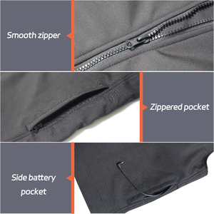 Motocicleta masaje niños electrónico rojo chaqueta fina hinchada Usb tallas asiáticas <span class=keywords><strong>chaleco</strong></span> calentado con batería - Product Image 4