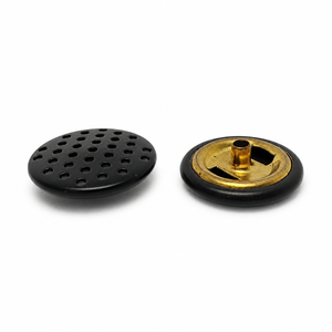 Botones Decorativos Plateados de 10mm-17mm, Botones a Presión de Metal con Logotipo Personalizado para Camisas, Ropa de Hombre - Product Image 1