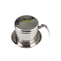 Cafetière à filtre vietnamienne en acier inoxydable – Une tasse parfaite de café filtre Phin
