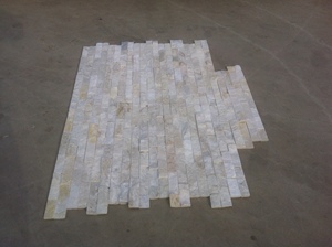 Natural White <strong>Split</strong> <strong>Face</strong> Tile Culture Stone Rustic <strong>Slate</strong> for Wall Cladding for Rusty Cement Stone Panel - Product Image 4