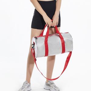 Sac de voyage personnalisable avec logo, grande capacité, pour la nuit, sport, yoga, fitness, gym, en toile PU, style bandoulière, tendance - Product Image 6