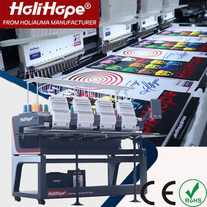 Garantía de 10 años Holihope Control remoto Máquina de bordado de <span class=keywords><strong>4</strong></span> cabezales Calidad como máquinas de bordado feliz Alta velocidad 1200 Spm - Product Image 1