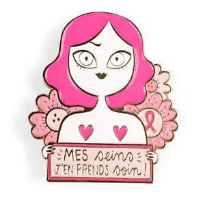 Alfiler de cinta de salud Mental, insignia personalizada con Logo esmaltado duro, Pin de ropa, color rosa y verde, concientización del cáncer - Product Image 3