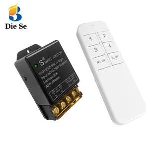 220V 30A Ewelink WiFi Relay Module Controller 1 channel 2.4g Wireless Remote control Work with Alexa Google Home