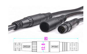 ขั้วต่อ8Pin 10Pin <span class=keywords><strong>9Pin</strong></span> กันน้ำสำหรับจักรยานไฟฟ้ามอเตอร์และ2A สัญญาณจัดอันดับปัจจุบันจากโรงงาน - Product Image 6