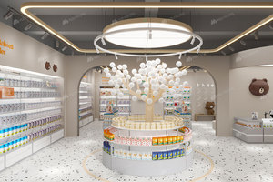 07-hxnys bé cửa hàng phù hợp tùy chỉnh thai sản cửa hàng grey & trắng Rack hiển thị cho bé cửa hàng hiển thị đồ nội thất - Product Image 6