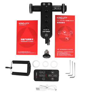 Carro Eléctrico para Cámara KINGJOY PPL-06S PRO, Carga de 2-5 kg, Control Remoto, Deslizadores de Video con Lapse de Tiempo para Teléfono y DSLR - Product Image 4