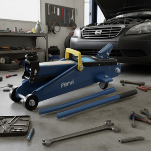Gato hidráulico de suelo Fervi de 3 toneladas para elevación de vehículos - Product Image 3