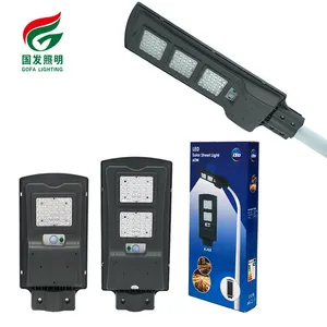 Độ Sáng Cao Ngoài Trời Không Thấm Nước Ip65 Tích Hợp Năng Lượng Mặt Trời Đường Phố Đèn 30W 60W 90W Tất Cả Trong Một Led Năng Lượng Mặt Trời Đường Phố Đèn