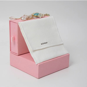 New Product Custom Logo Printed Cotton <b>Envelope</b> Dust Flap Packing Bag Recyclable <b>Envelope</b> <b>Gift</b> Jewelry Pouch - Product Image 3