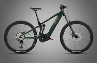 Vélo électrique tout-terrain à moteur central 500W à 2 vitesses avec capteur de couple, batterie cachée 48V 15Ah, VTT