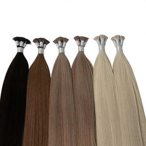 Extensiones de Cabello Humano Nano Ring de Doble Trama Rusa Remy con Queratina, Diseño de Empaque con Logotipo Gratuito - Product Image 1