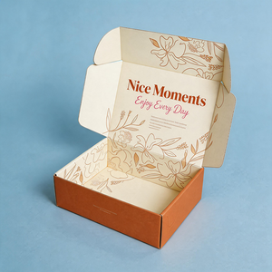 Boîte d'emballage en carton ondulé pour chemises en gros, boîte d'emballage pour écharpes et t-shirts, boîtes personnalisées pour vêtements avec logo - Product Image 1