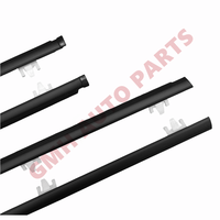 Juego de 4 Burletes Selladores de Ventanilla Exterior para Nissan Sentra B13 Tsuru Sunny 4D 1990-1994 Reemplaza # 80820-50Y01