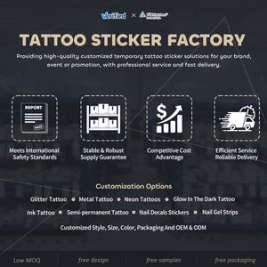 Autocollant de tatouage temporaire sexy pour le corps, imperméable, motif rose, pour femmes - Product Image 5