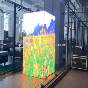 Design créatif Mur vidéo LED à angle droit P1.9 P2.5 P2.6 P2.9 P3.9 Pantalla Écran LED d'angle à 90 degrés Affichage publicitaire à LED - Product Image 5